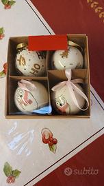 Palline albero di Natale confezione da 4