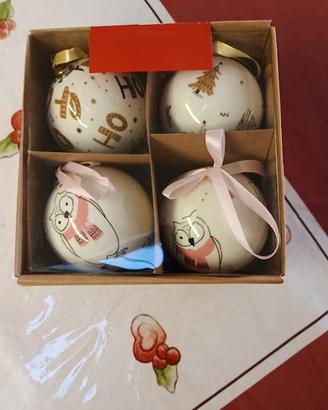 Palline albero di Natale confezione da 4