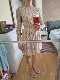 Vestito elegante Zara con schiena scoperta tg. M