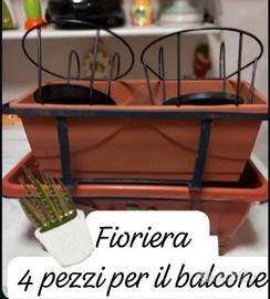 Fioriera da giardino e per il balcone
