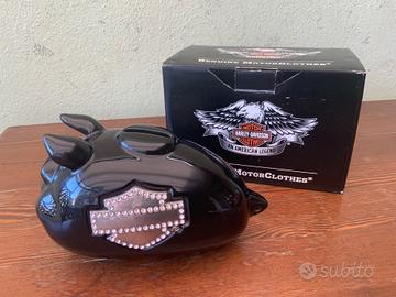 Salvadanaio Porcellino Harley Swarovski