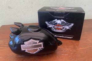 Salvadanaio Porcellino Harley Swarovski