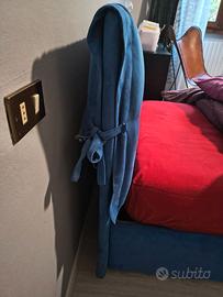 Letto singolo alcantara