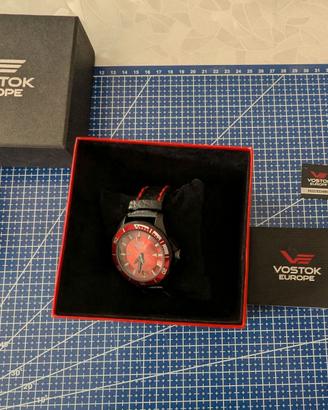 Vostok Europe K3 Submarine Automatic Red Dial