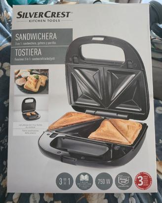 Tostiera 3 in 1 SilverCrest (Sandwich, Waffle)