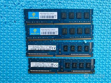 RAM 16 GB (4Gb X 4Ram) - DD3