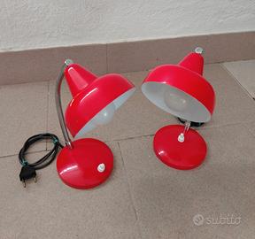 coppia lampade da comodino vintage 