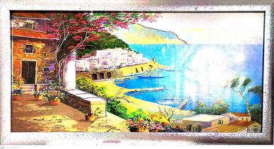 Quadro paesaggio di mare 74x39