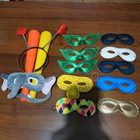 set di mascherine di carnevale 