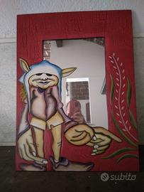 Specchio con Elfo portafortuna