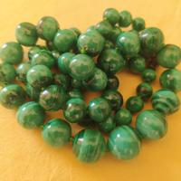 Collana in malachite