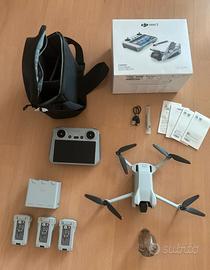 Dji mini 3 fly more combo +dji rc+3 batterie 