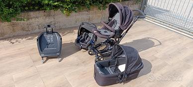Trio navicella+passeggino+ ovetto+ base isofix