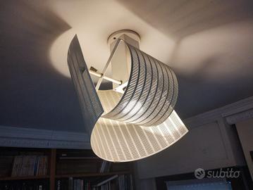 Lampada Shogun di Mario Botta - Artemide, bianco