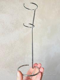 Porta frullino montalatte da cucina acciao inox