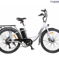 City bike Myatu 26'' 250W Bianca