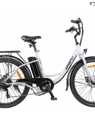 City bike Myatu 26'' 250W Bianca