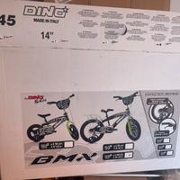 Bici bimbo bmx nero verde bianco 16”