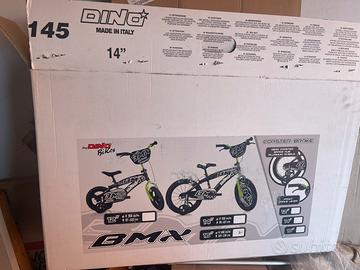 Bici bimbo bmx nero verde bianco 16”