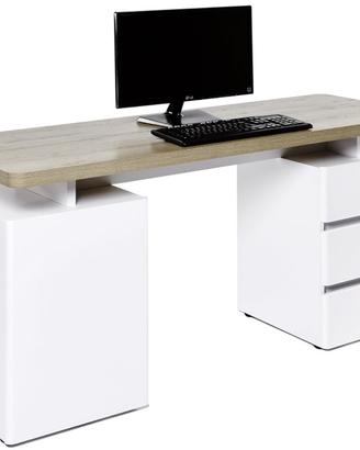 Scrivania moderna con cassetti