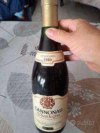 bottiglia Cannonau 1980