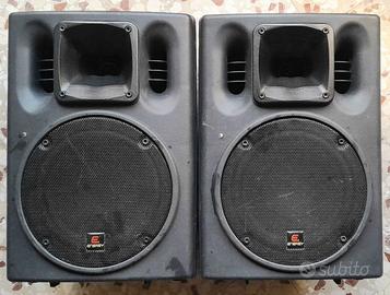 Casse energy amplificate e turbosound passive