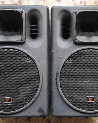 Casse energy amplificate e turbosound passive