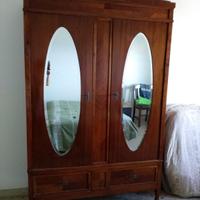 Armadio due ante in ciliegio 