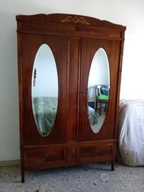 Armadio due ante in ciliegio 