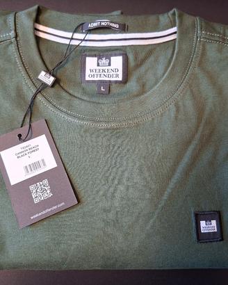 T-shirt Weekend Offender NUOVA con cartellino, L