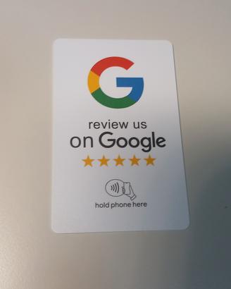 Carta Nfc recensioni Google