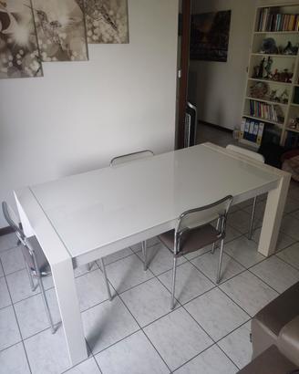 tavolo in vetro mod. maxiwood mondo convenienza