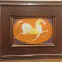 quadretto "Cavallo" del pittore Voltolina