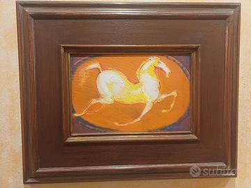 quadretto "Cavallo" del pittore Voltolina