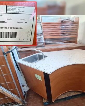 Banco servizio per alimentari usato
