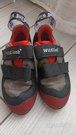 Scarpette arrampicata sportiva n34