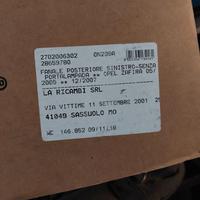 Fanale posteriore Opel Zafira