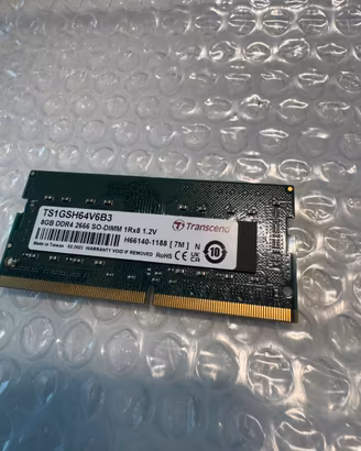 RAM Transcend 8GB DDR4 2666MHz SO-DIMM NUOVA