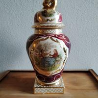 vaso in porcellana di bruxelles royal vienna