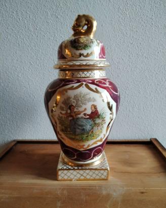 vaso in porcellana di bruxelles royal vienna