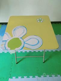 Tavolo pieghevole legno laccato-nuovo