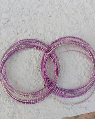 bracciale da ragazza lilla