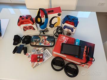 Nintendo Switch Bundle MEGA: Console V2 + 3 Giochi