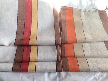 Canovacci misto lino nuovi anni '70