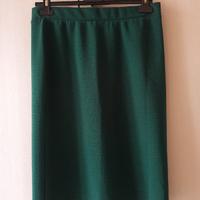 Gonna a tubino verde scuro