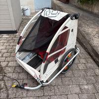 Rimorchio bici 2 bambini marca Leggero mod. Vento