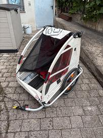 Rimorchio bici 2 bambini marca Leggero mod. Vento