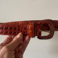 Cintura in coccodrillo