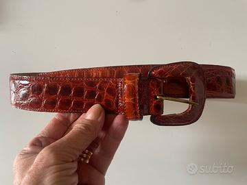 Cintura in coccodrillo