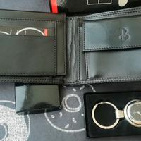 orologio portachiave + Portafoglio pelle Basile